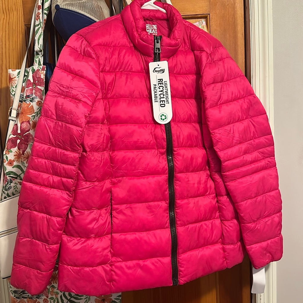 NWT 32 Degrees Pink Yarrow Lightweight Packable Jacket